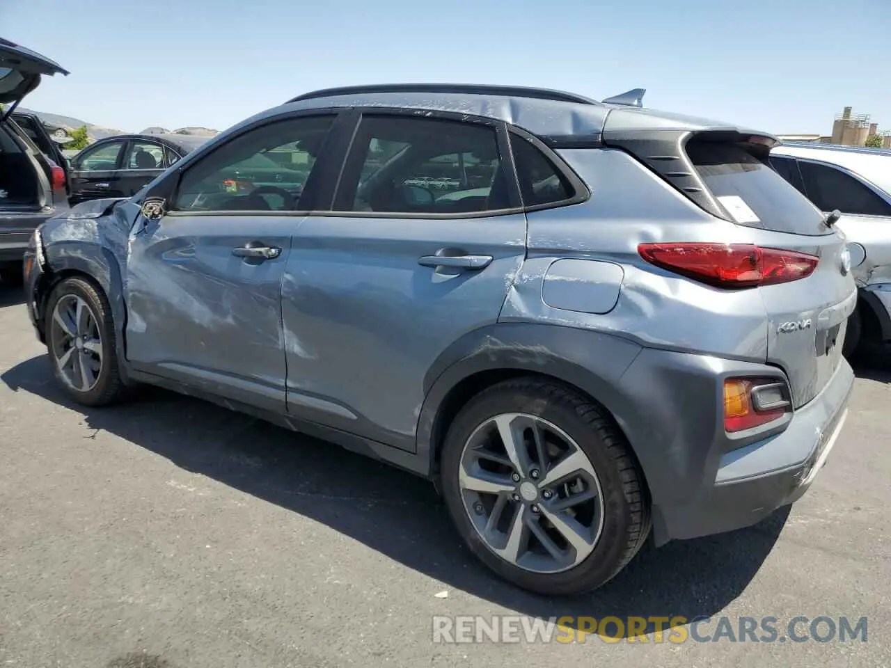 2 Photograph of a damaged car KM8K33A50MU618246 HYUNDAI KONA 2021