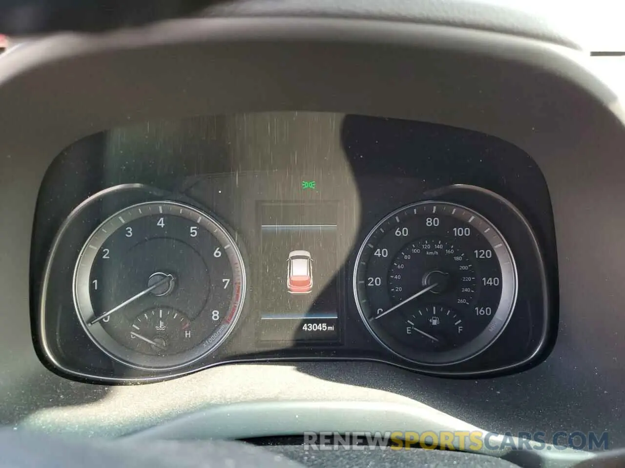 9 Photograph of a damaged car KM8K33A5XMU614611 HYUNDAI KONA 2021