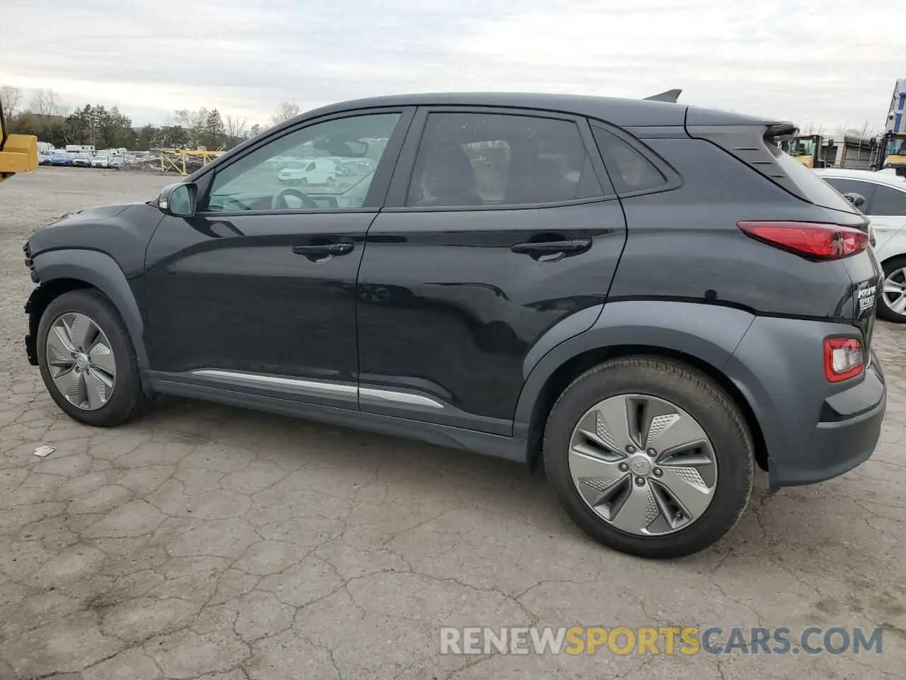 2 Photograph of a damaged car KM8K33AG0MU126804 HYUNDAI KONA 2021