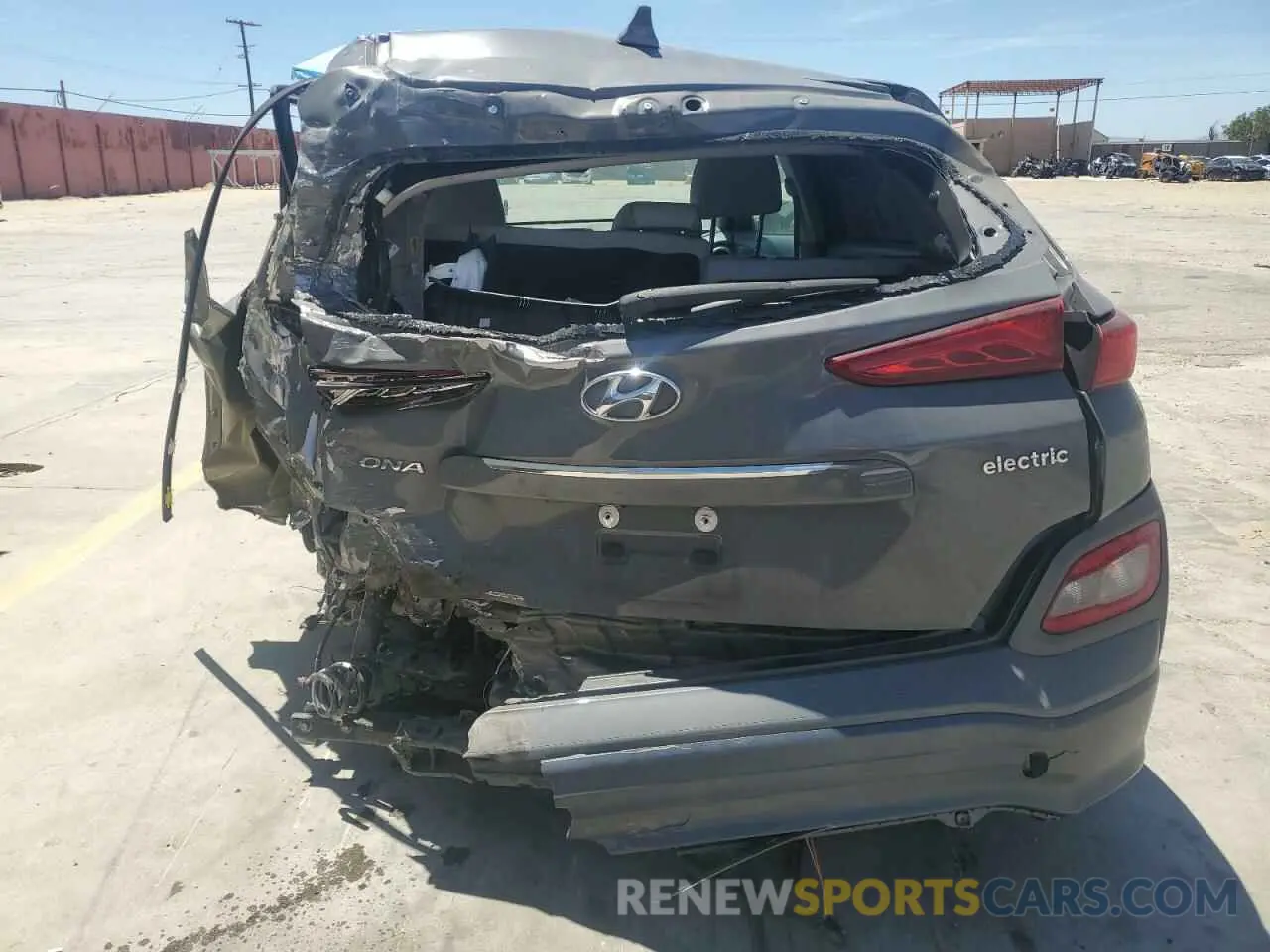 6 Photograph of a damaged car KM8K33AG1MU100356 HYUNDAI KONA 2021