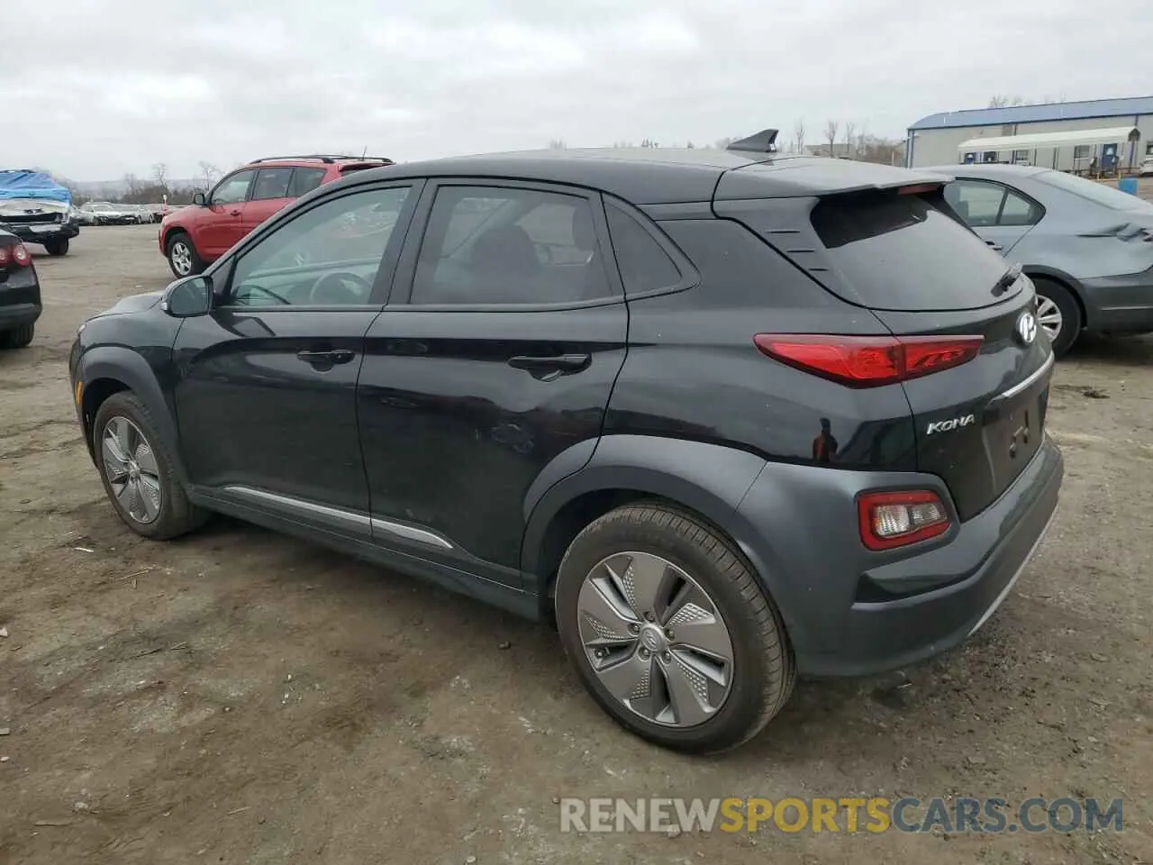 2 Photograph of a damaged car KM8K33AG5MU121176 HYUNDAI KONA 2021