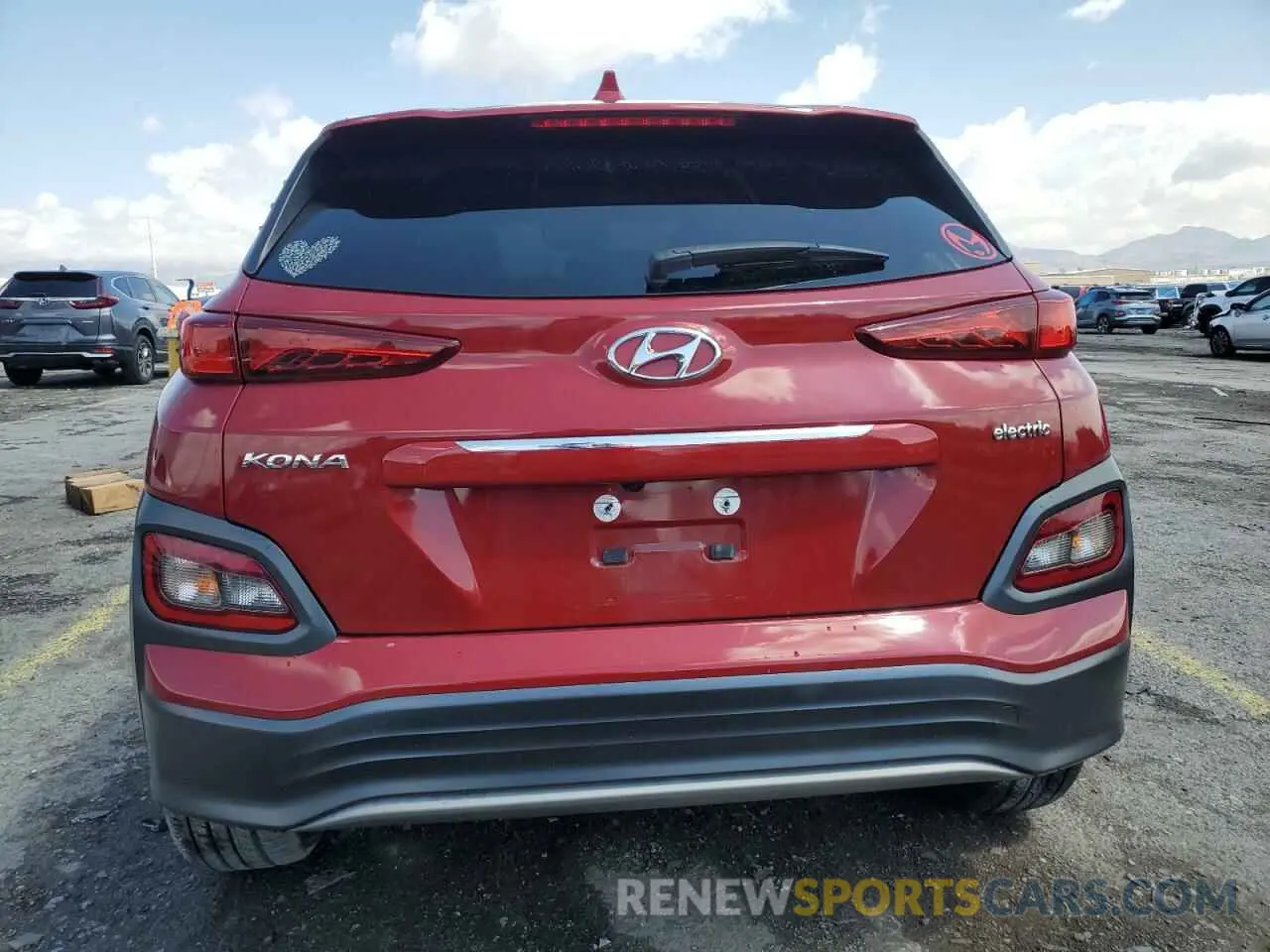 6 Photograph of a damaged car KM8K33AG9MU114019 HYUNDAI KONA 2021