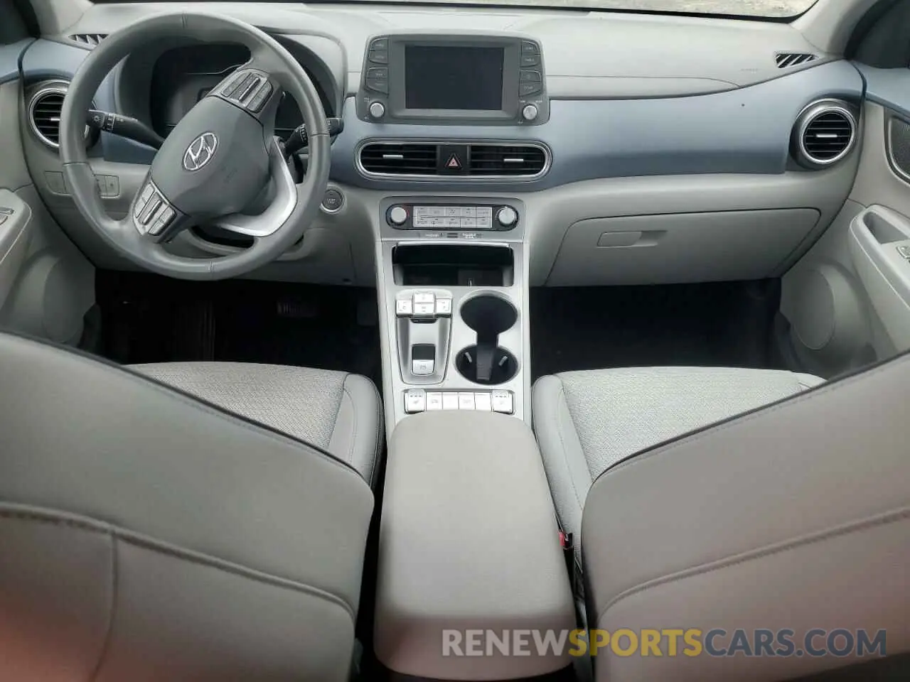 8 Photograph of a damaged car KM8K33AG9MU118295 HYUNDAI KONA 2021