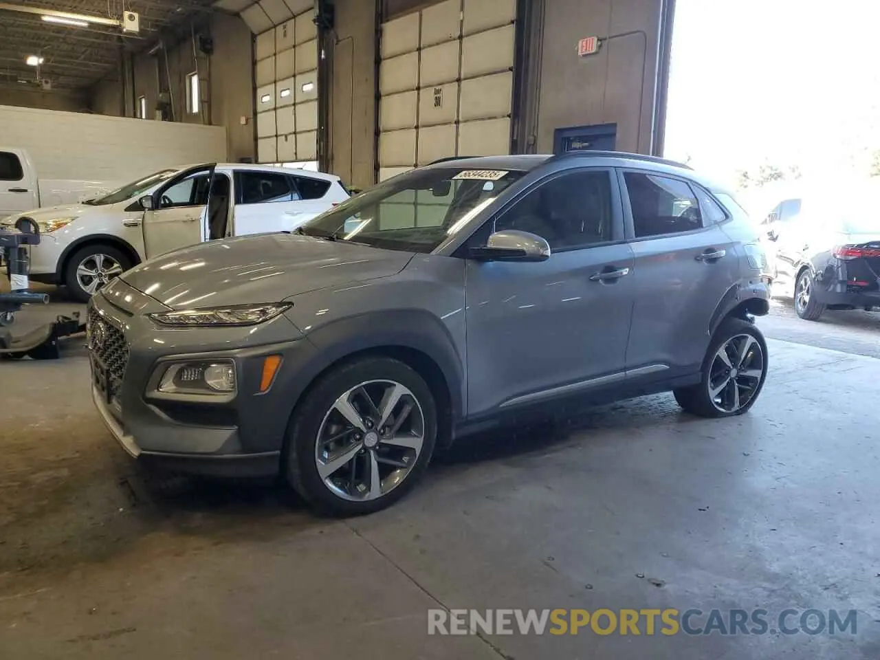 1 Photograph of a damaged car KM8K3CA50MU612642 HYUNDAI KONA 2021