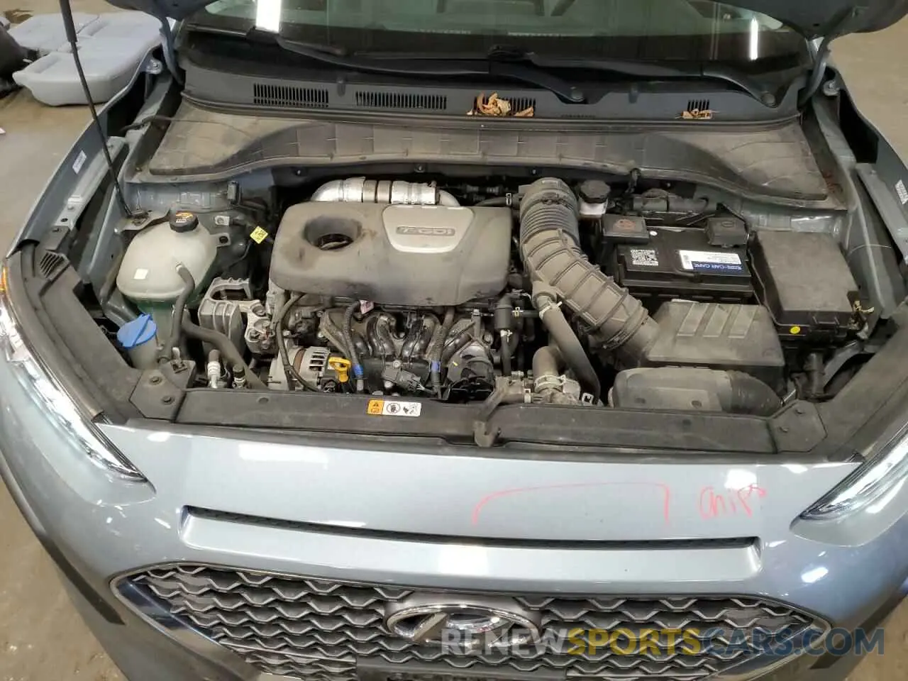 12 Photograph of a damaged car KM8K3CA50MU612642 HYUNDAI KONA 2021