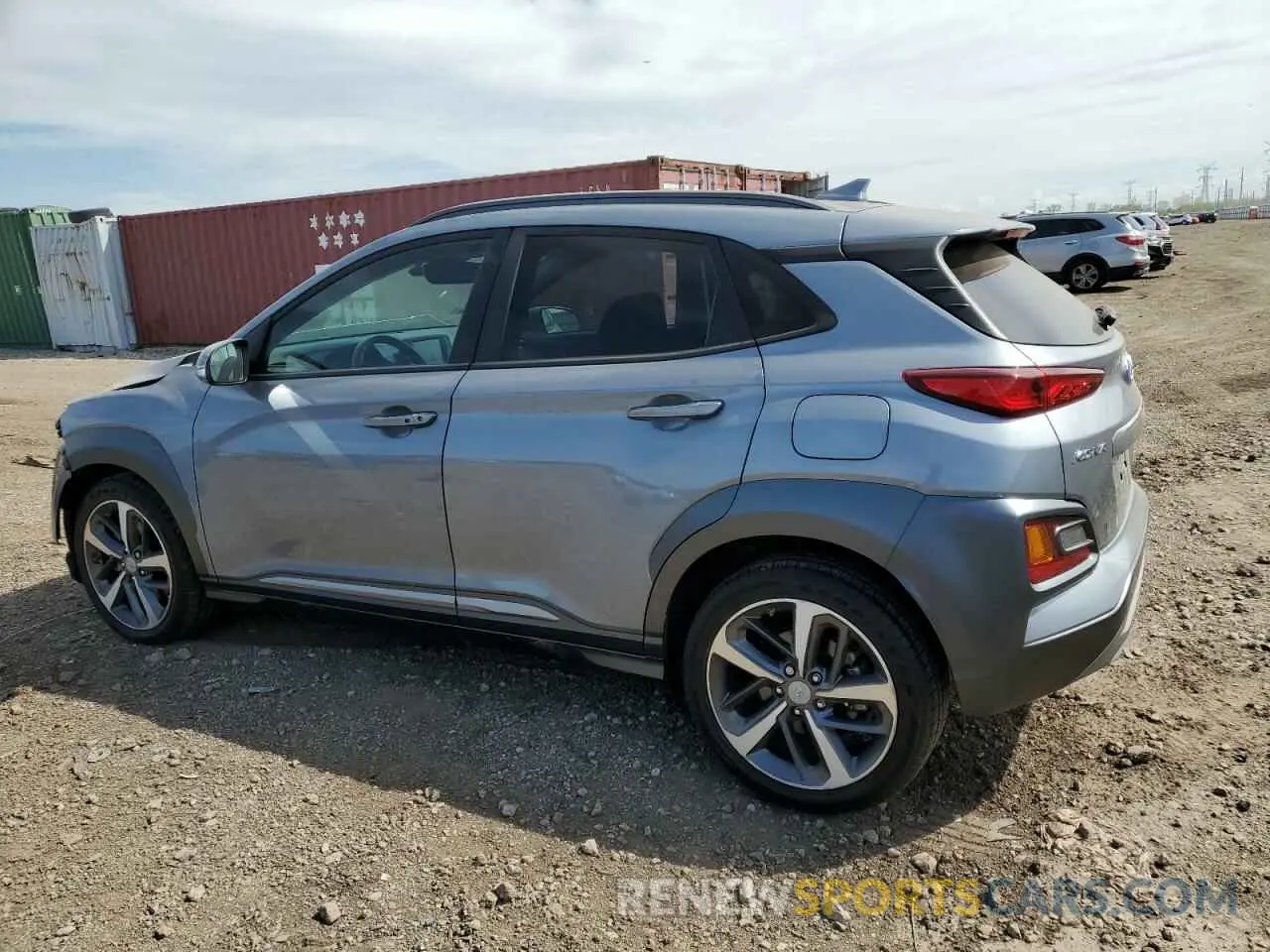 2 Photograph of a damaged car KM8K3CA50MU723174 HYUNDAI KONA 2021