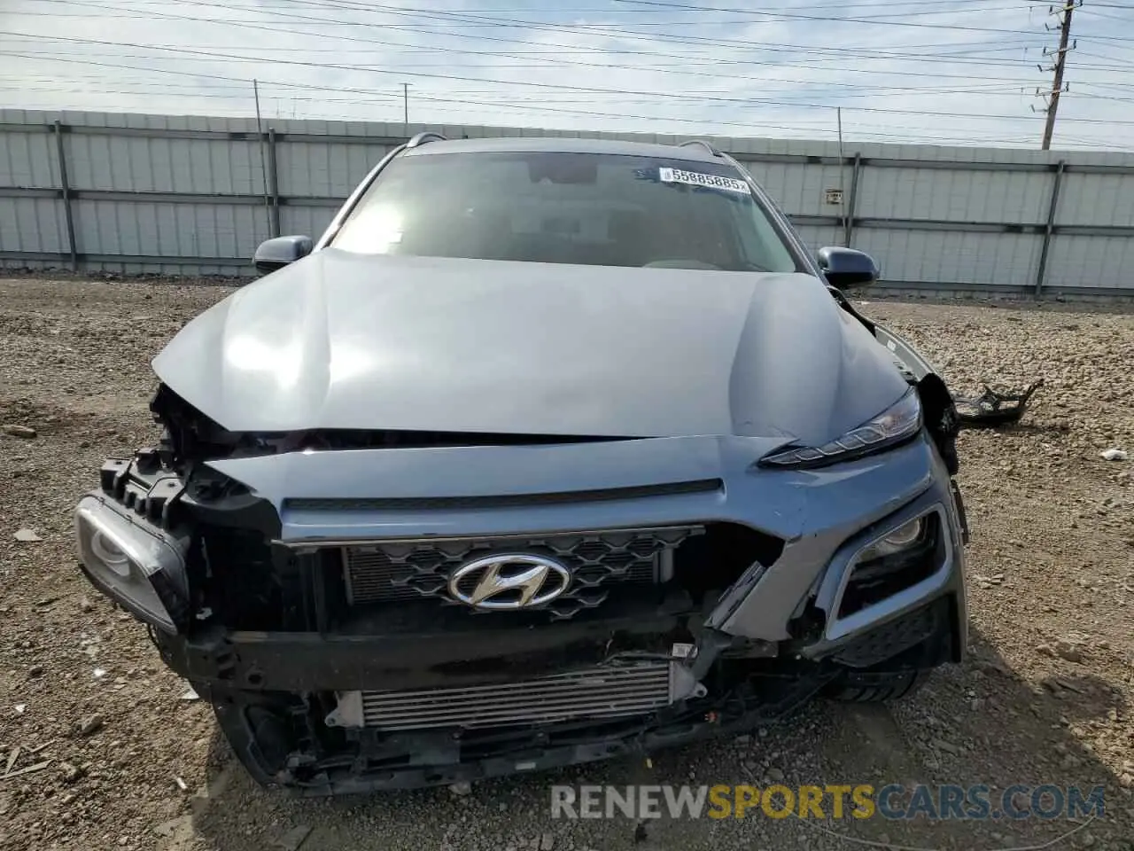5 Photograph of a damaged car KM8K3CA50MU723174 HYUNDAI KONA 2021