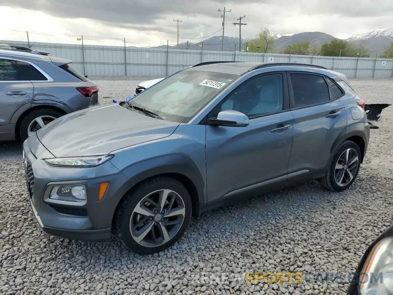 1 Photograph of a damaged car KM8K3CA51MU659243 HYUNDAI KONA 2021