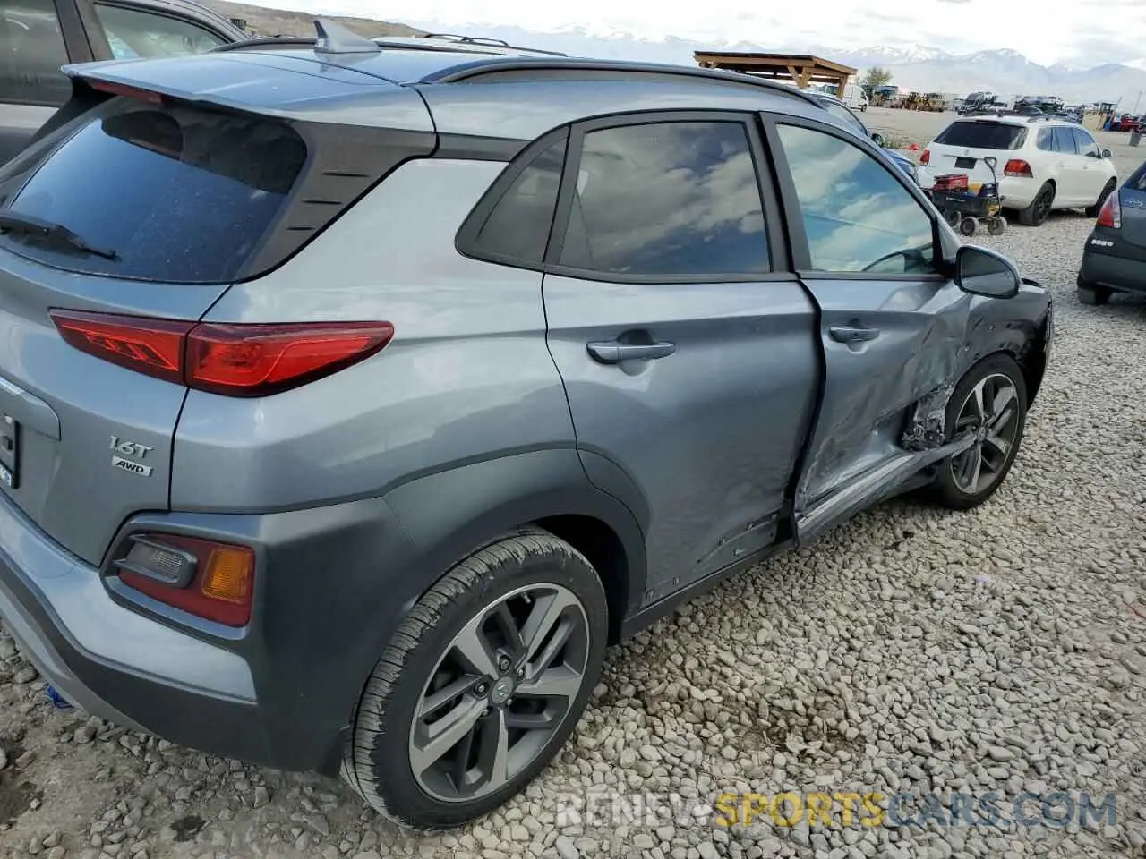 3 Photograph of a damaged car KM8K3CA51MU659243 HYUNDAI KONA 2021