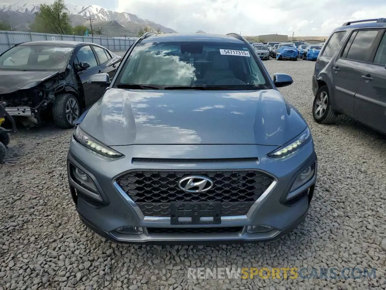 5 Photograph of a damaged car KM8K3CA51MU659243 HYUNDAI KONA 2021