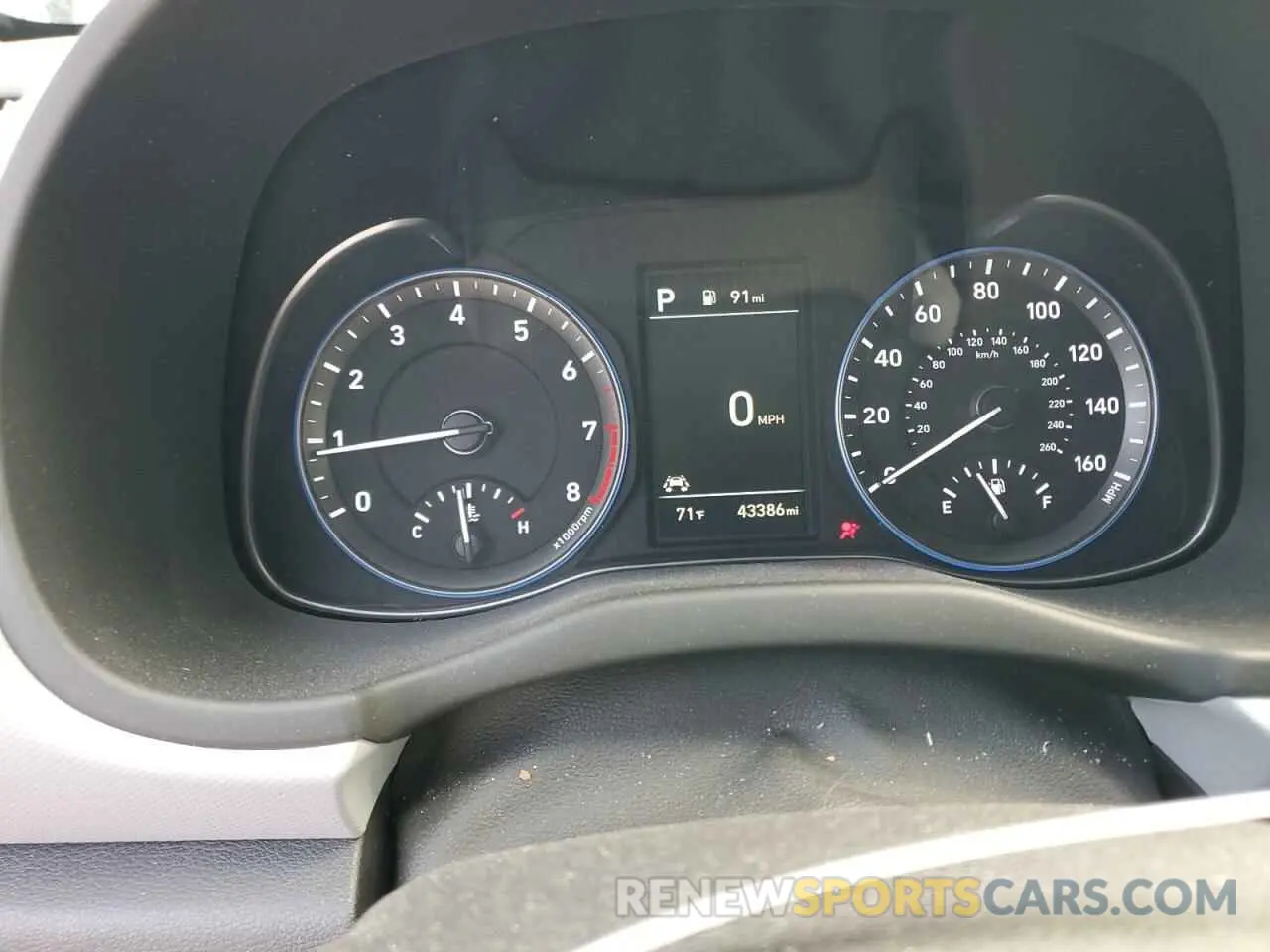 9 Photograph of a damaged car KM8K3CA51MU659243 HYUNDAI KONA 2021