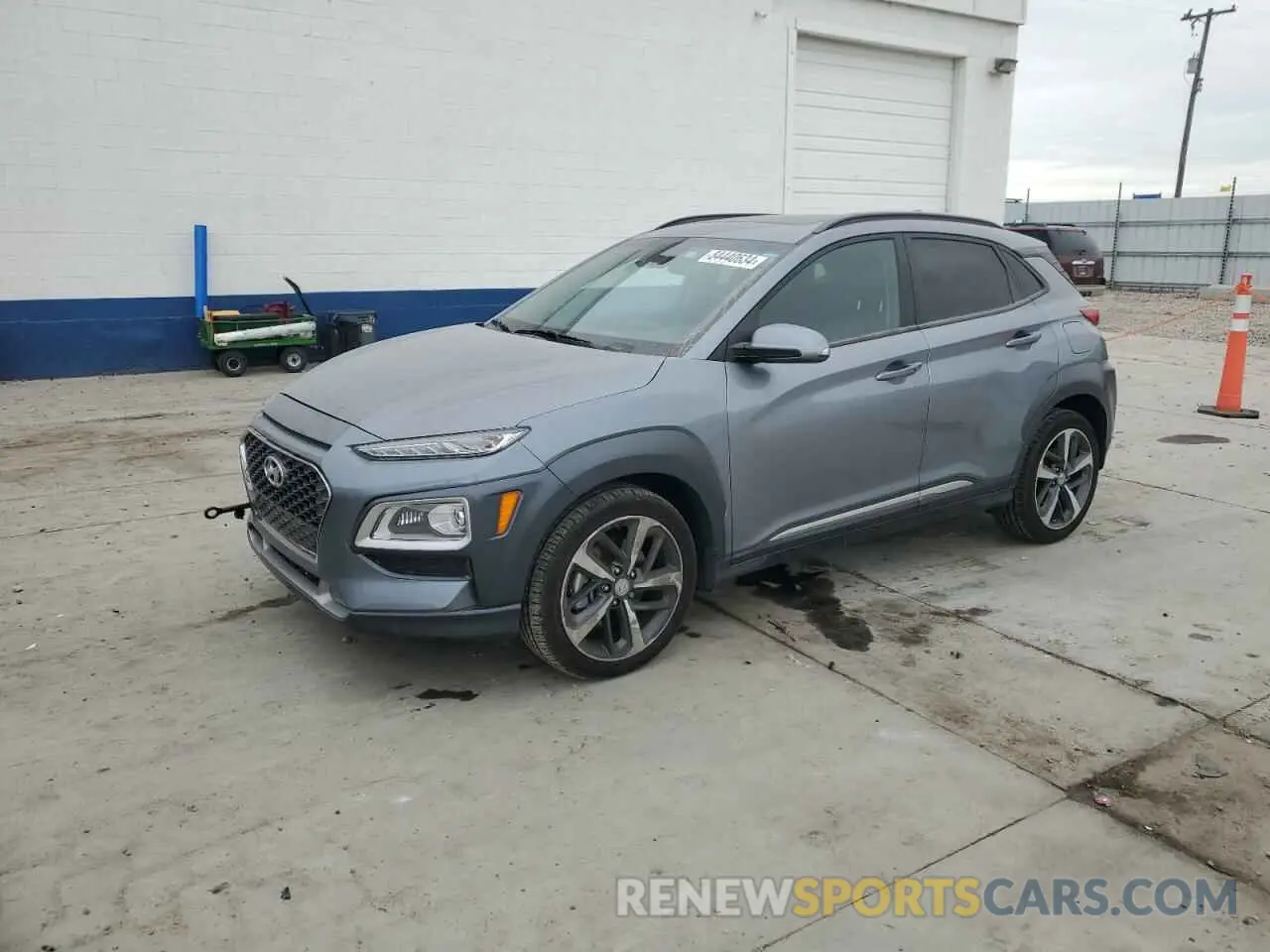 1 Photograph of a damaged car KM8K3CA51MU692033 HYUNDAI KONA 2021