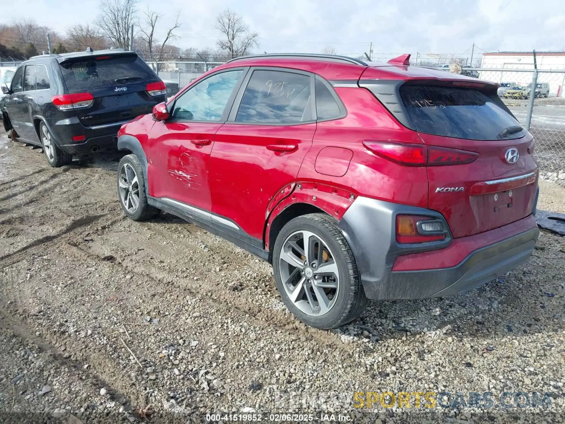 3 Photograph of a damaged car KM8K3CA51MU744986 HYUNDAI KONA 2021