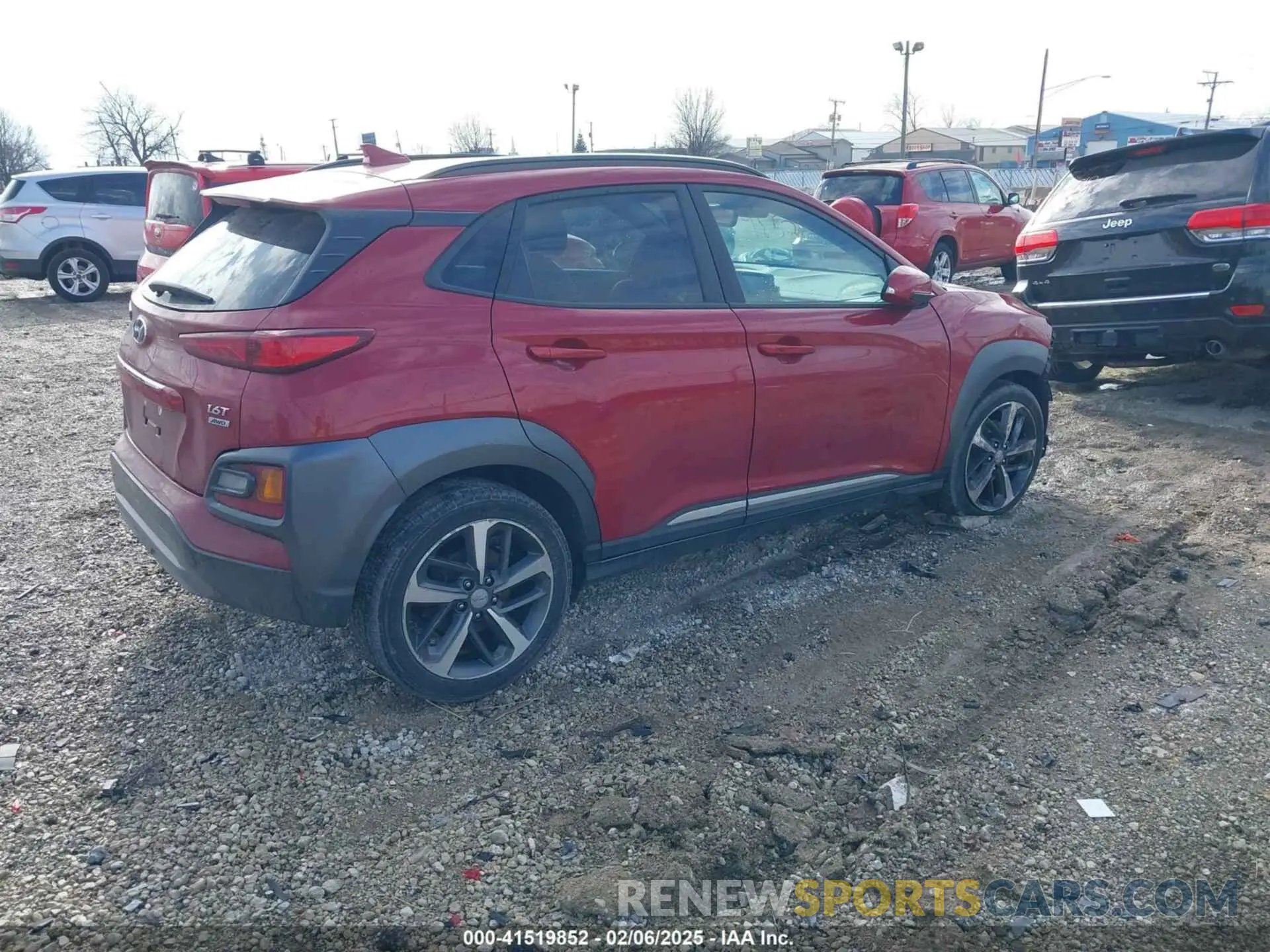 4 Photograph of a damaged car KM8K3CA51MU744986 HYUNDAI KONA 2021