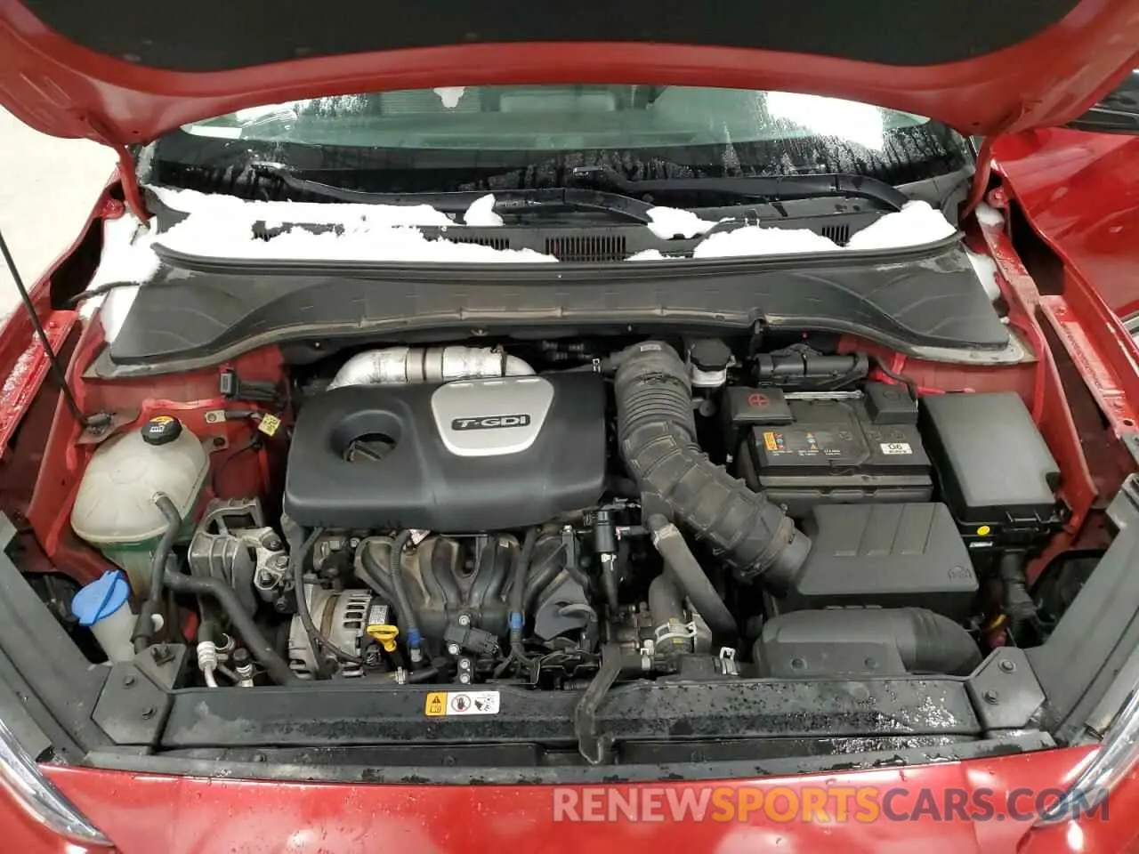 12 Photograph of a damaged car KM8K3CA53MU637292 HYUNDAI KONA 2021