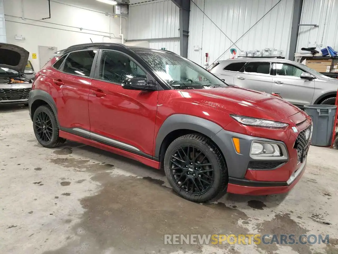 4 Photograph of a damaged car KM8K3CA53MU637292 HYUNDAI KONA 2021