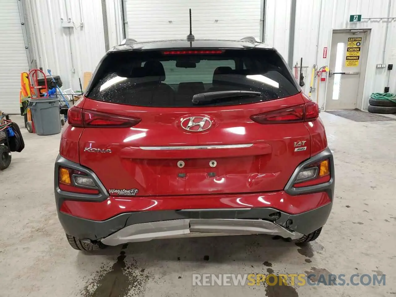 6 Photograph of a damaged car KM8K3CA53MU637292 HYUNDAI KONA 2021