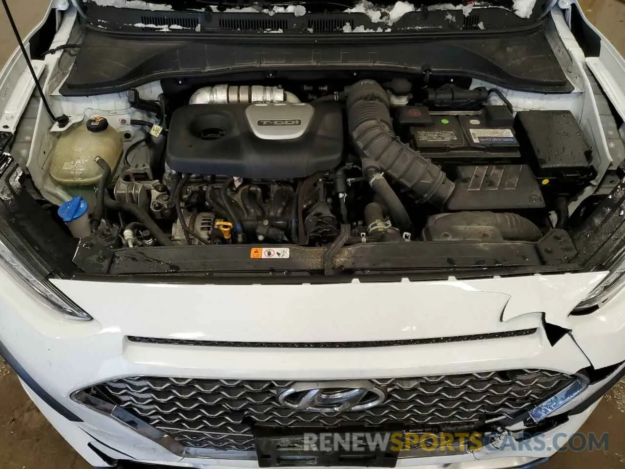12 Photograph of a damaged car KM8K3CA54MU599751 HYUNDAI KONA 2021