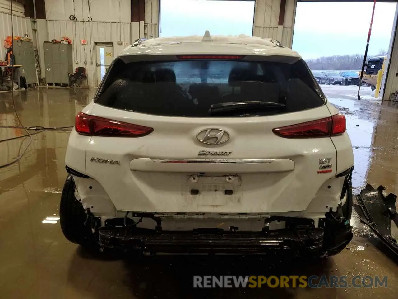 6 Photograph of a damaged car KM8K3CA54MU599751 HYUNDAI KONA 2021