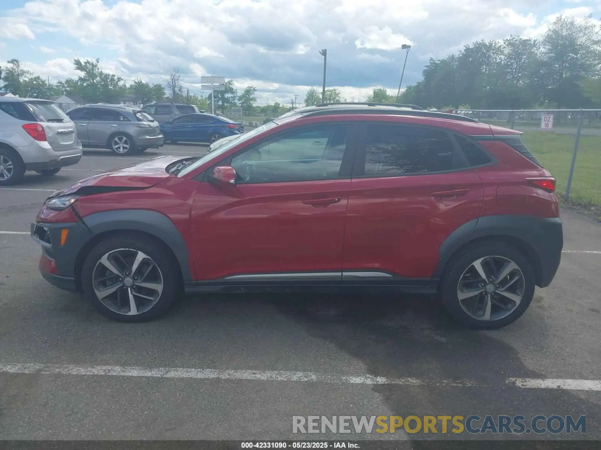 13 Photograph of a damaged car KM8K3CA54MU744061 HYUNDAI KONA 2021