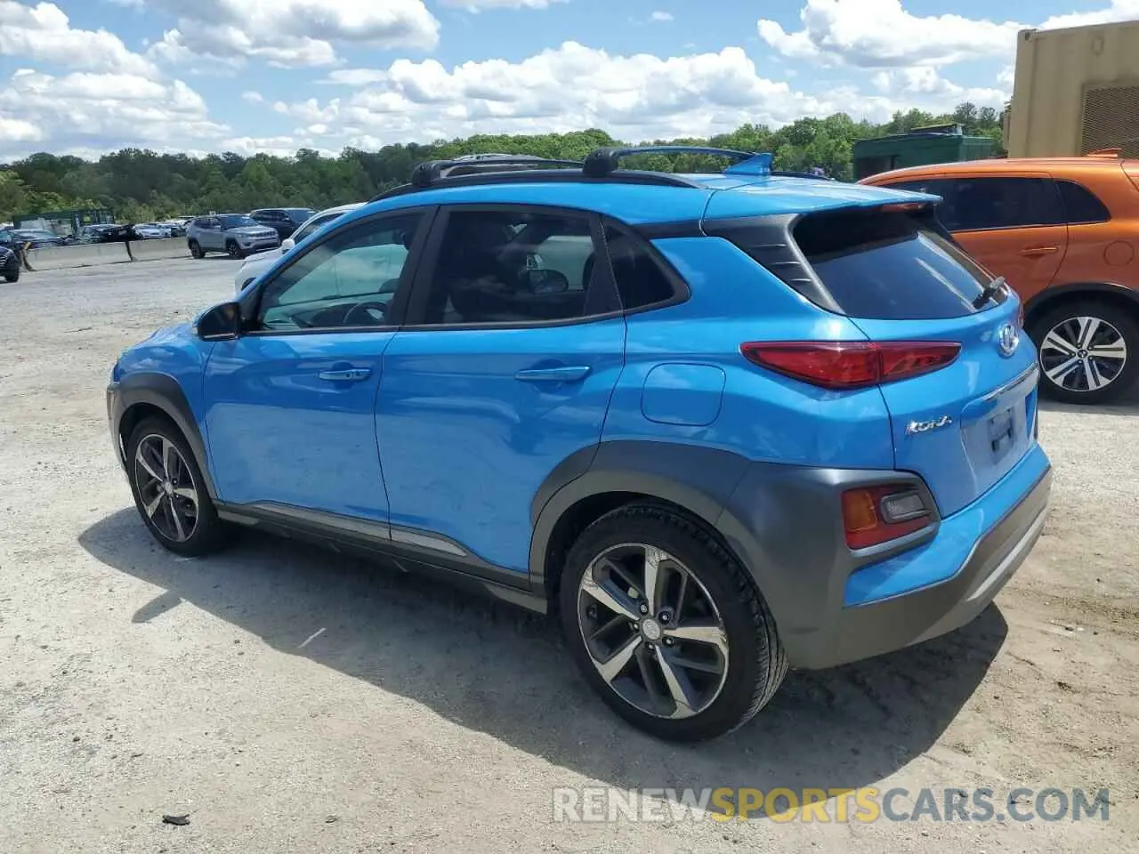 2 Photograph of a damaged car KM8K53A51MU638712 HYUNDAI KONA 2021