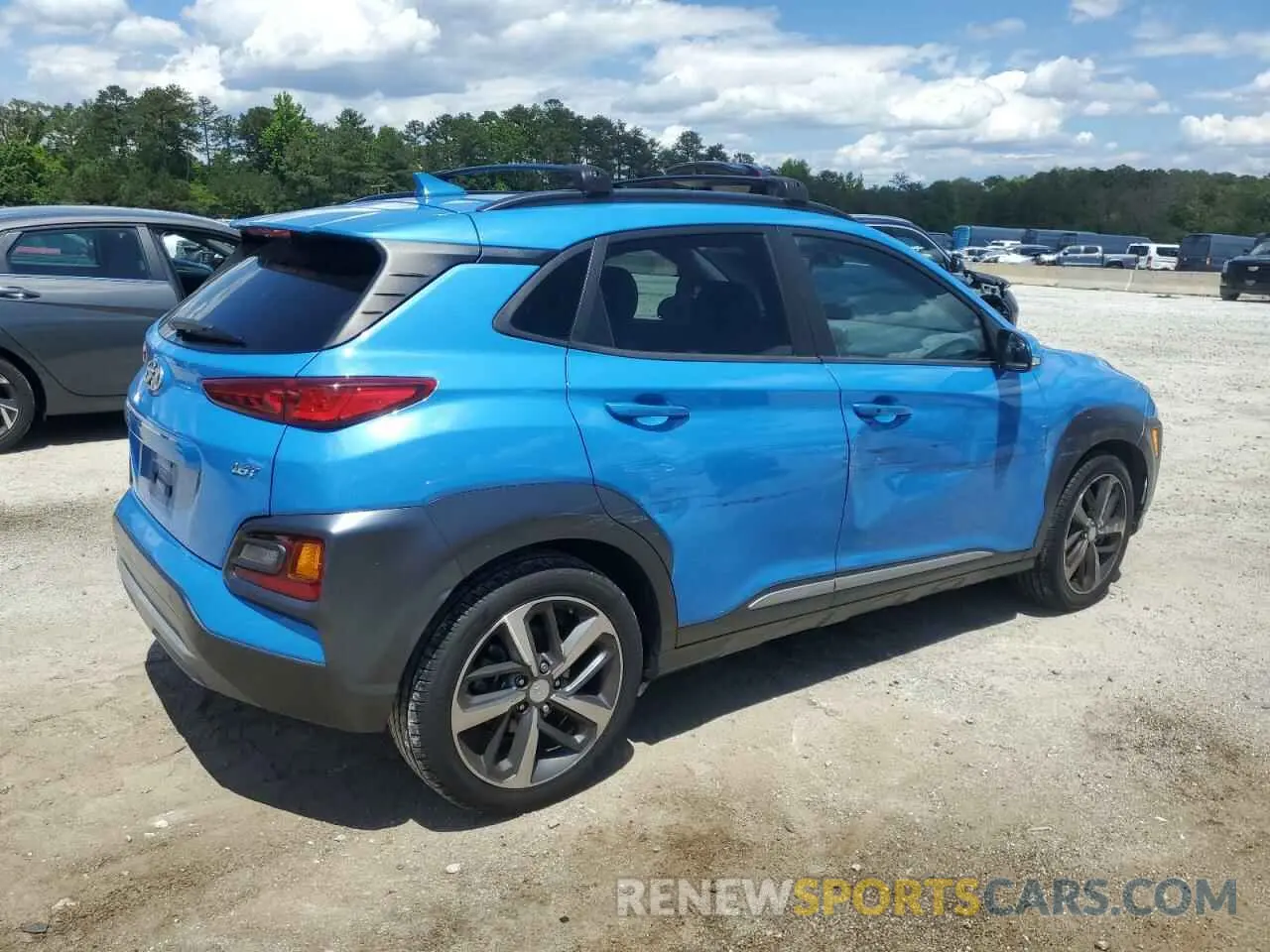 3 Photograph of a damaged car KM8K53A51MU638712 HYUNDAI KONA 2021