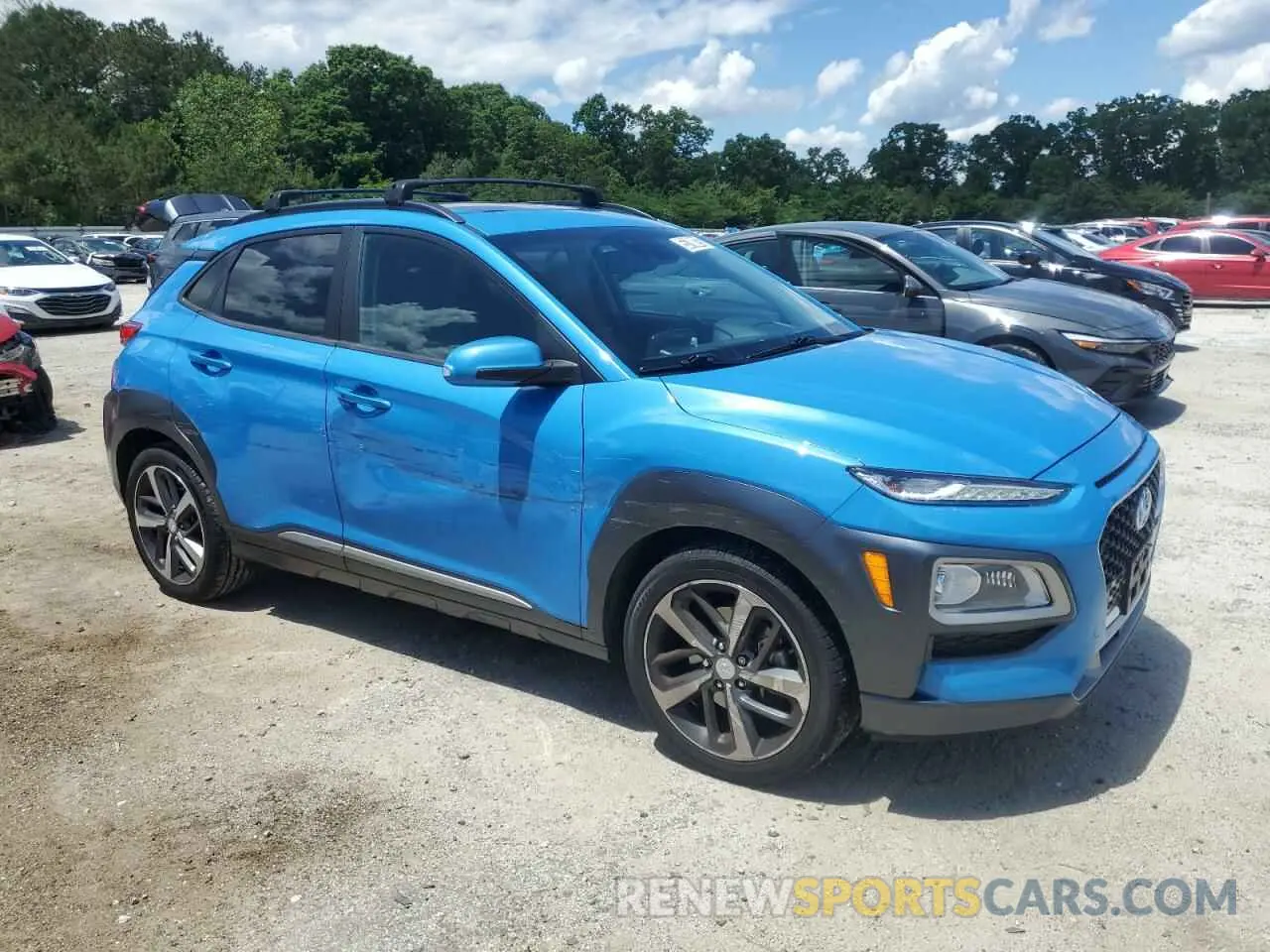 4 Photograph of a damaged car KM8K53A51MU638712 HYUNDAI KONA 2021