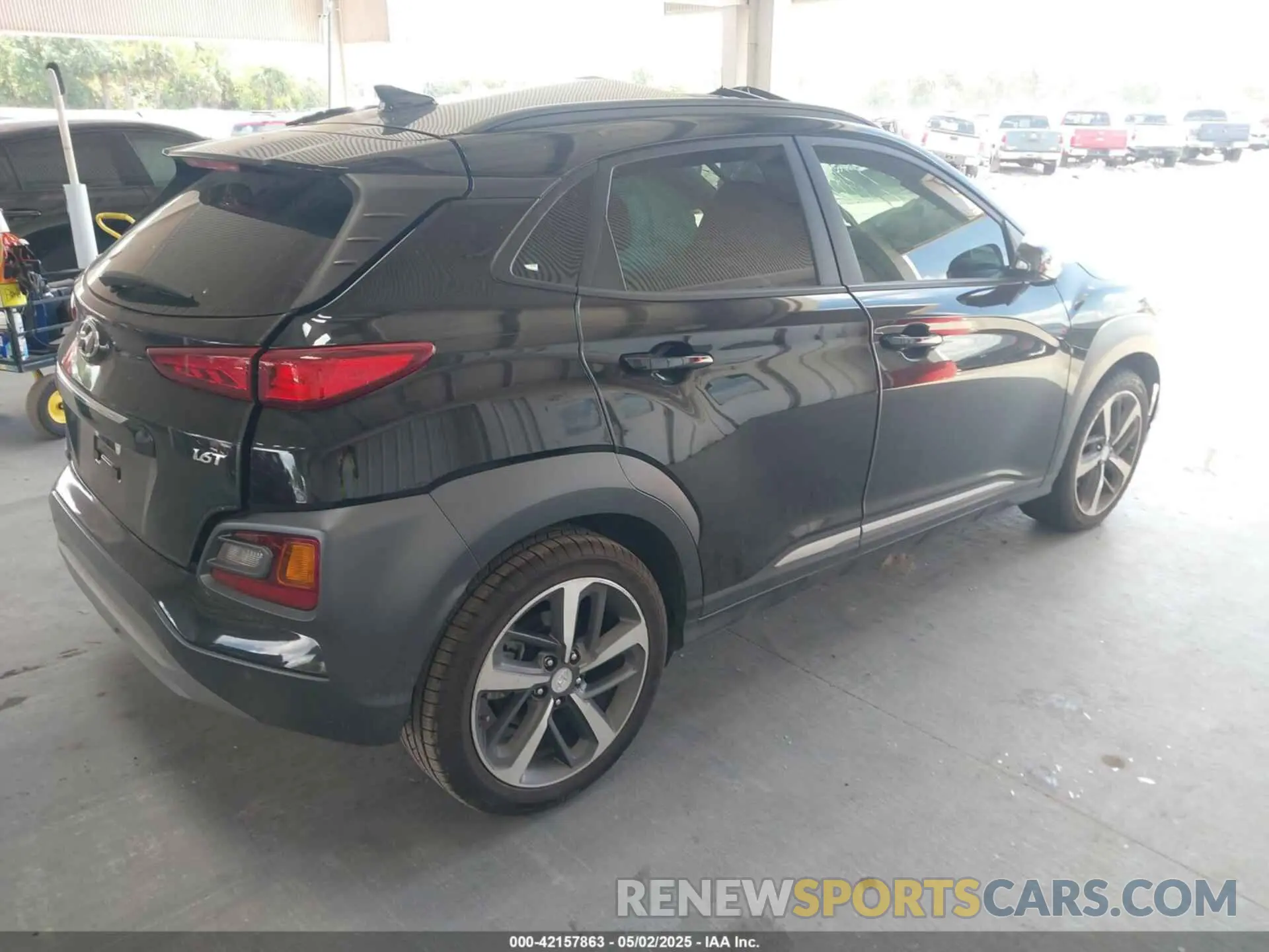 4 Photograph of a damaged car KM8K53A54MU599128 HYUNDAI KONA 2021
