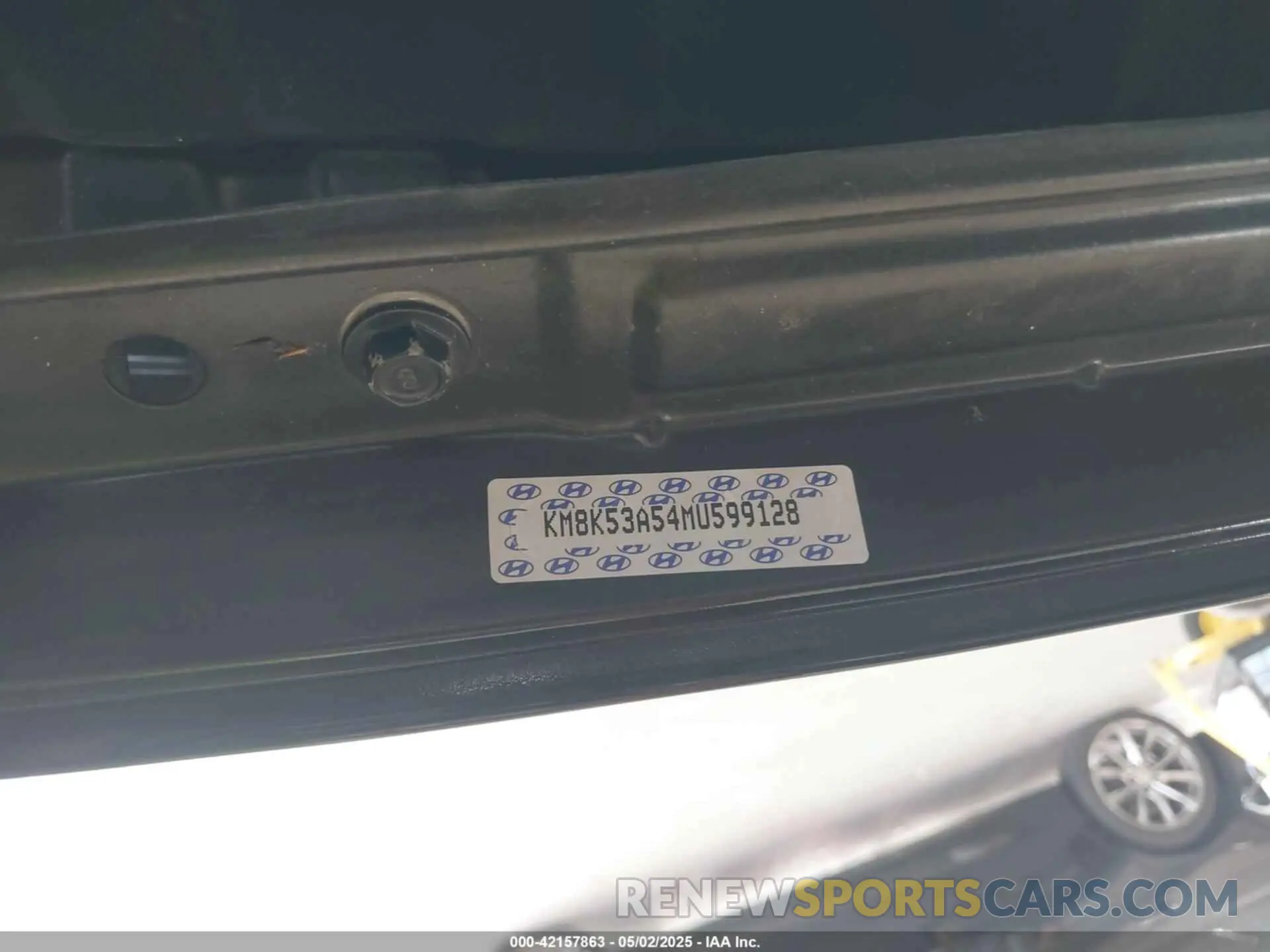 9 Photograph of a damaged car KM8K53A54MU599128 HYUNDAI KONA 2021