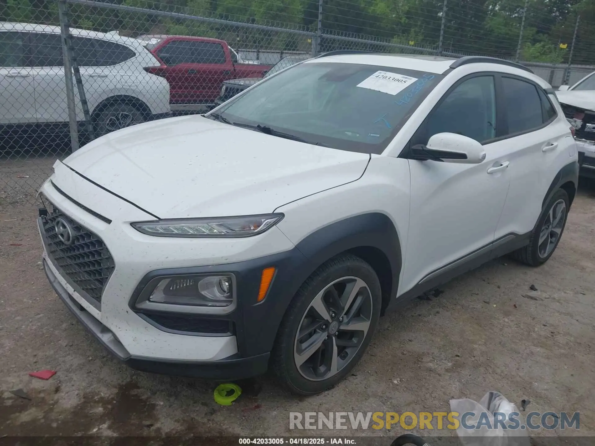 2 Photograph of a damaged car KM8K53A57MU715874 HYUNDAI KONA 2021