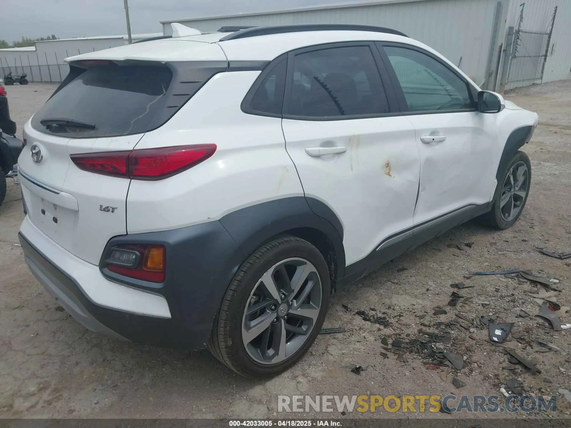 4 Photograph of a damaged car KM8K53A57MU715874 HYUNDAI KONA 2021