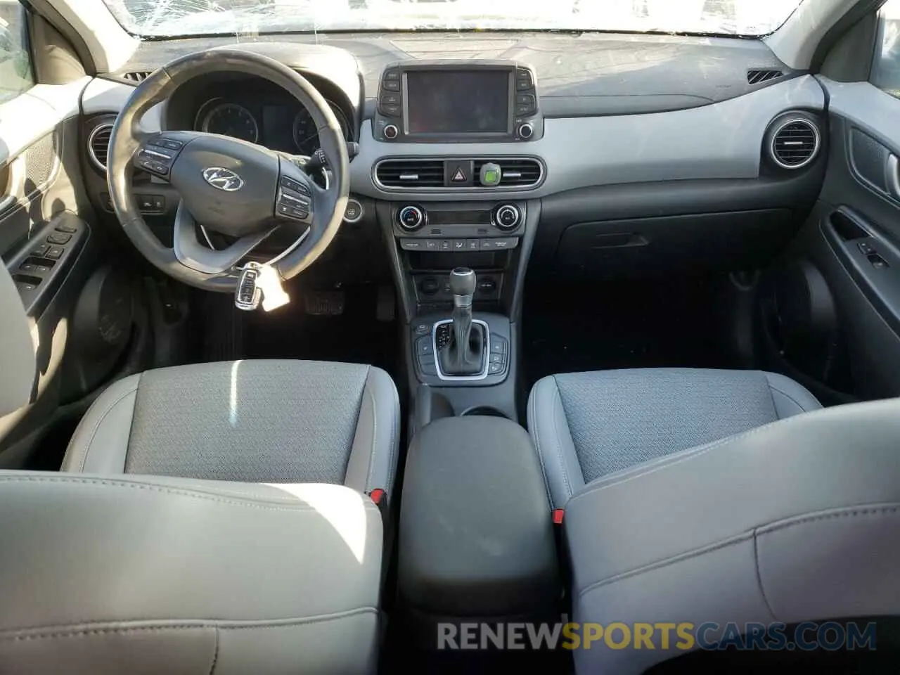 8 Photograph of a damaged car KM8K53A58MU651375 HYUNDAI KONA 2021