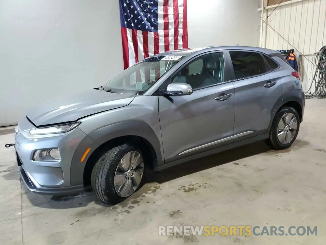 1 Photograph of a damaged car KM8K53AG0MU127493 HYUNDAI KONA 2021