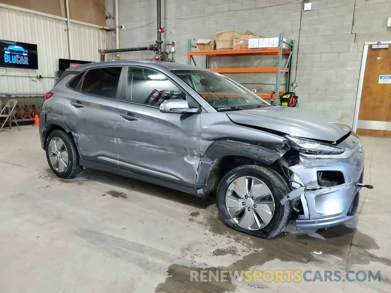 4 Photograph of a damaged car KM8K53AG0MU127493 HYUNDAI KONA 2021