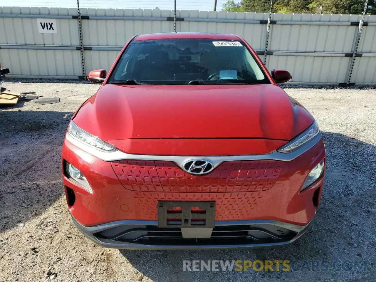 5 Photograph of a damaged car KM8K53AG0MU135478 HYUNDAI KONA 2021