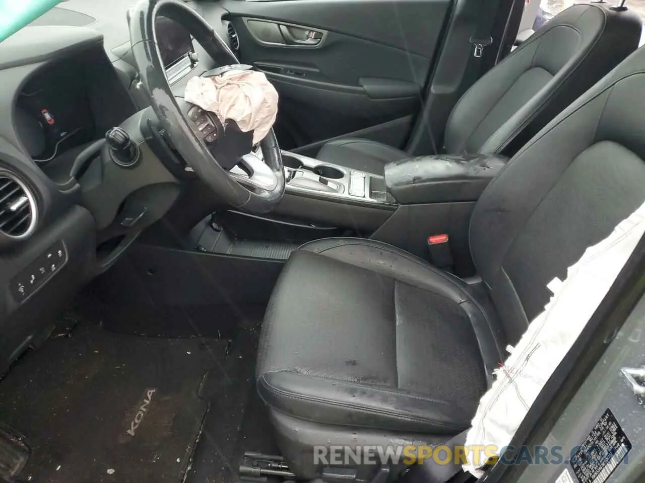 7 Photograph of a damaged car KM8K53AG1MU104451 HYUNDAI KONA 2021