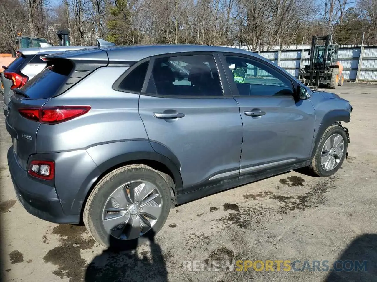 3 Photograph of a damaged car KM8K53AG1MU125414 HYUNDAI KONA 2021