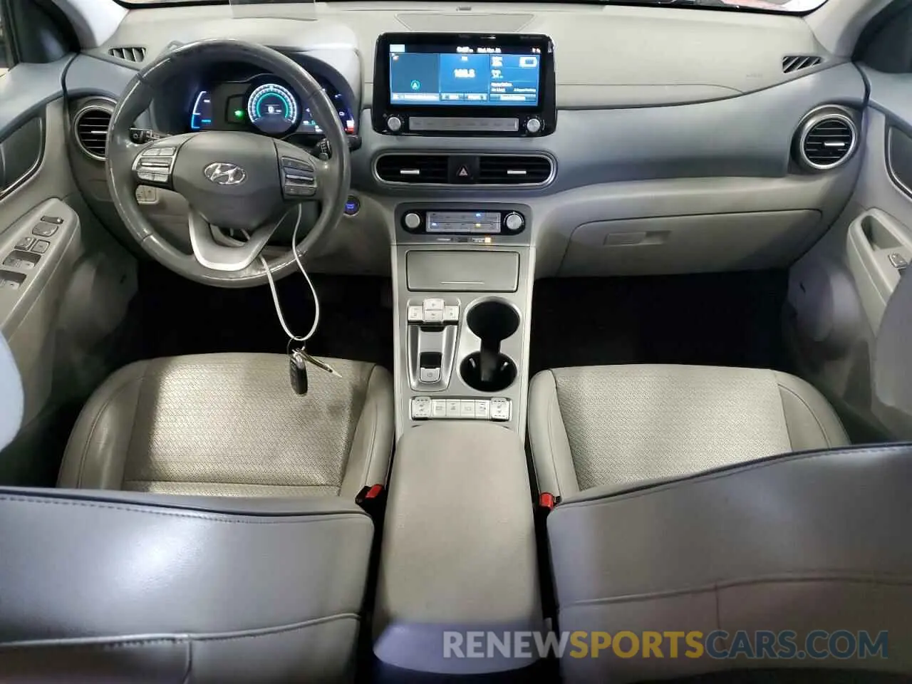 8 Photograph of a damaged car KM8K53AG2MU129987 HYUNDAI KONA 2021