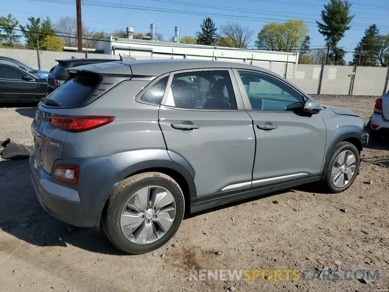 3 Photograph of a damaged car KM8K53AG4MU123270 HYUNDAI KONA 2021