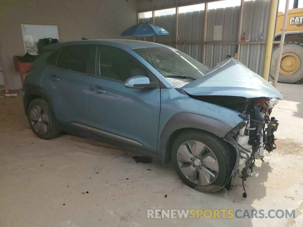 4 Photograph of a damaged car KM8K53AG8MU101756 HYUNDAI KONA 2021
