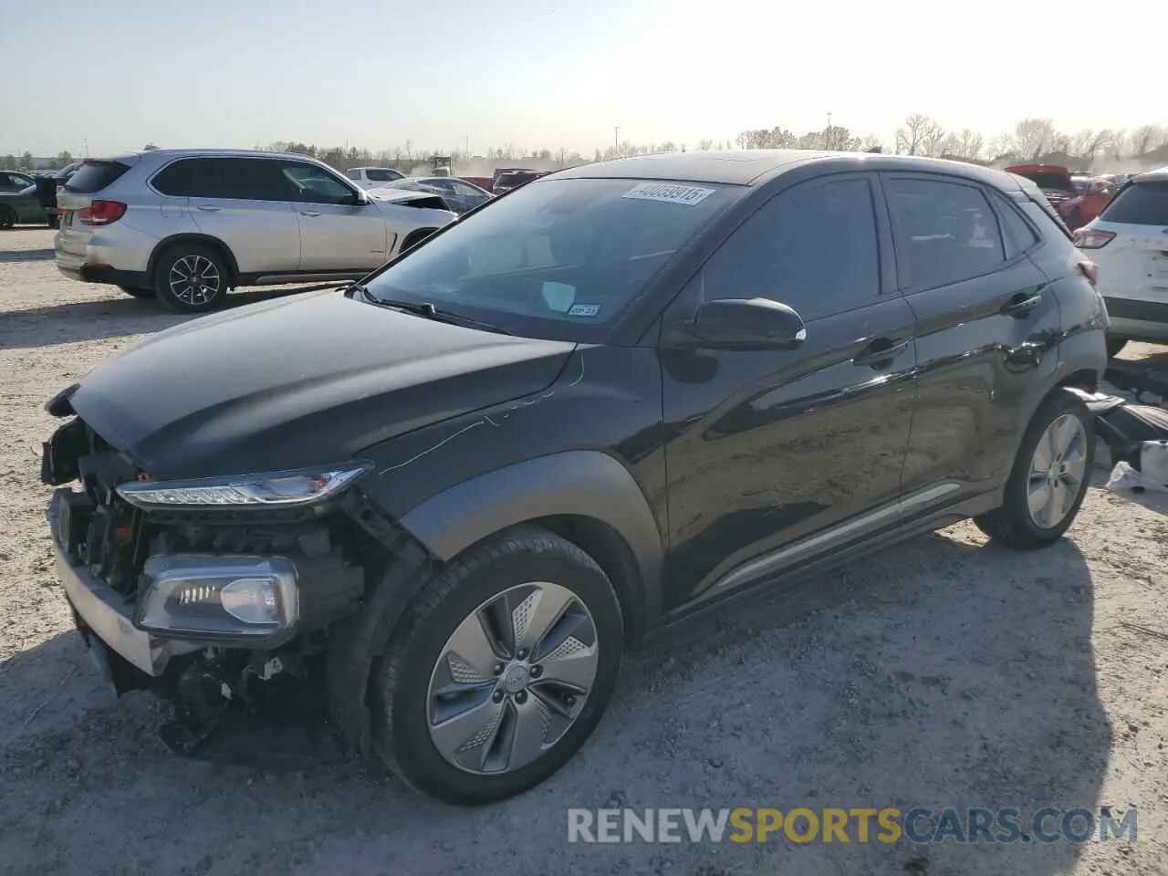 1 Photograph of a damaged car KM8K53AG9MU116105 HYUNDAI KONA 2021
