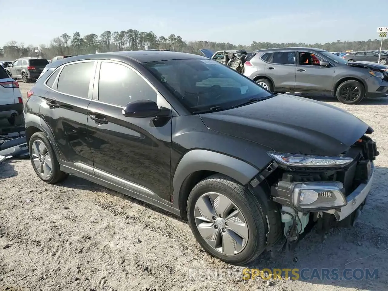 4 Photograph of a damaged car KM8K53AG9MU116105 HYUNDAI KONA 2021