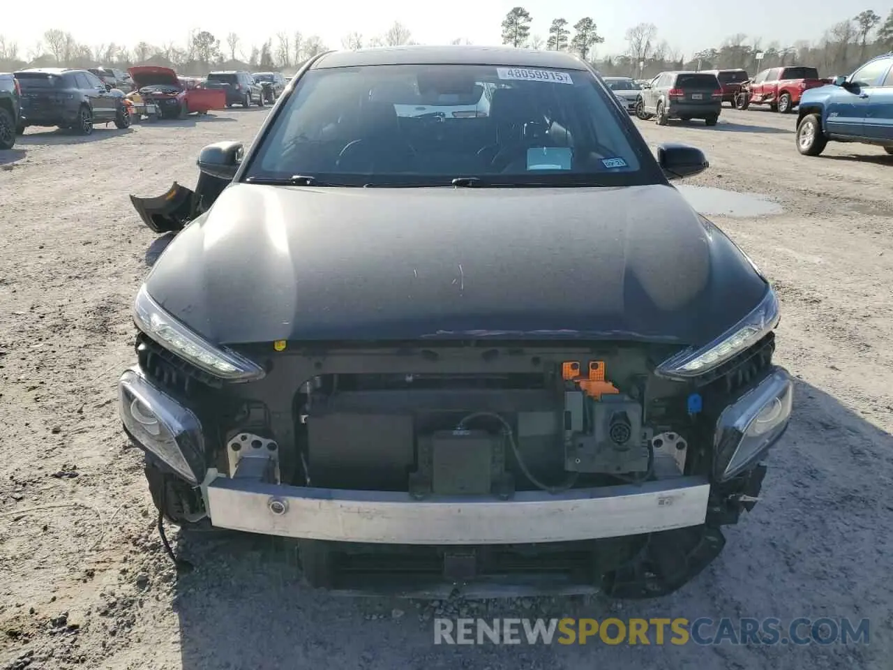 5 Photograph of a damaged car KM8K53AG9MU116105 HYUNDAI KONA 2021