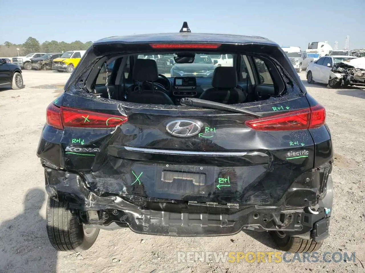 6 Photograph of a damaged car KM8K53AG9MU116105 HYUNDAI KONA 2021