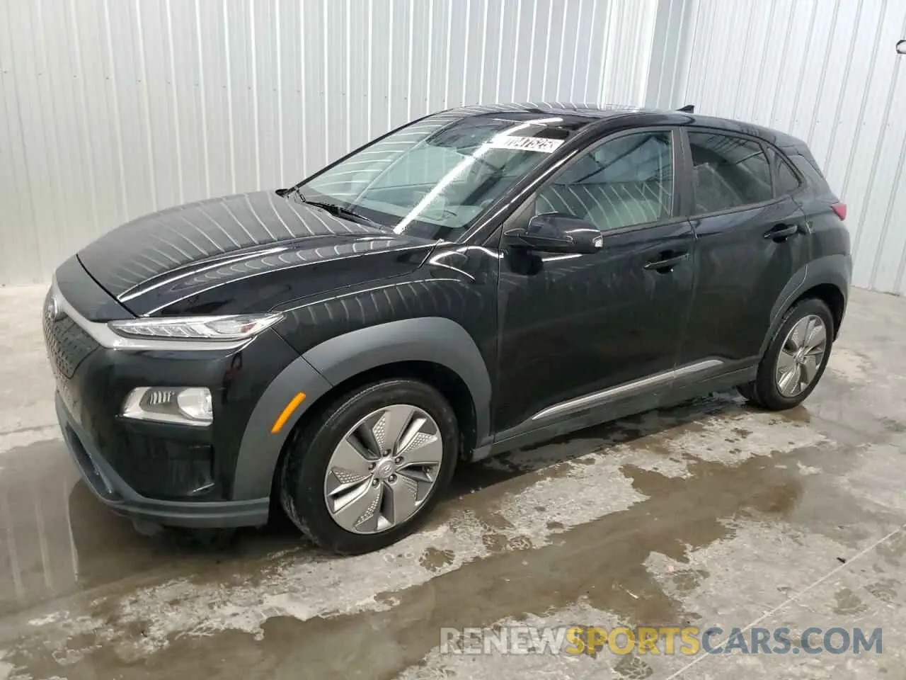 1 Photograph of a damaged car KM8K53AG9MU129940 HYUNDAI KONA 2021