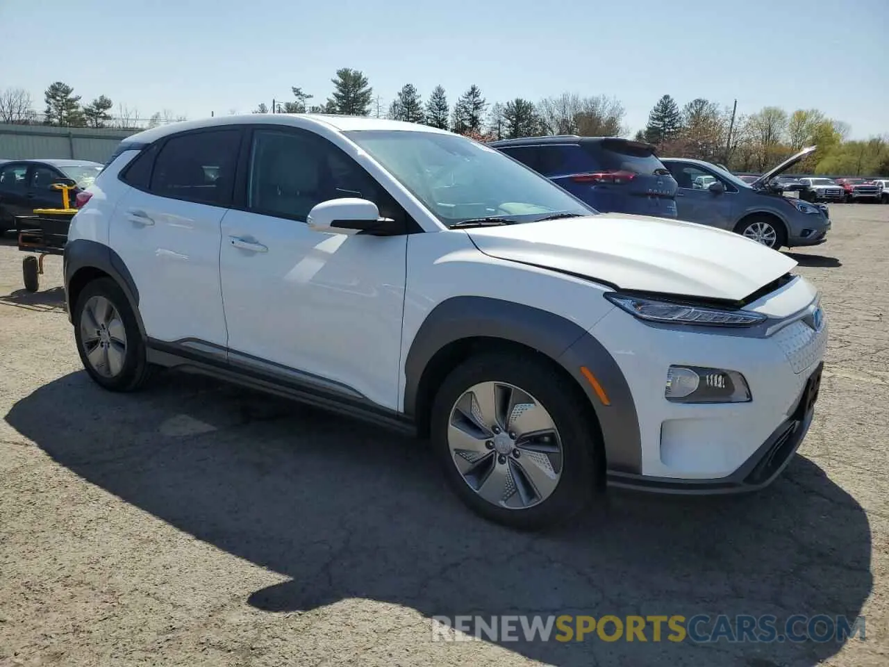 4 Photograph of a damaged car KM8K53AG9MU131543 HYUNDAI KONA 2021