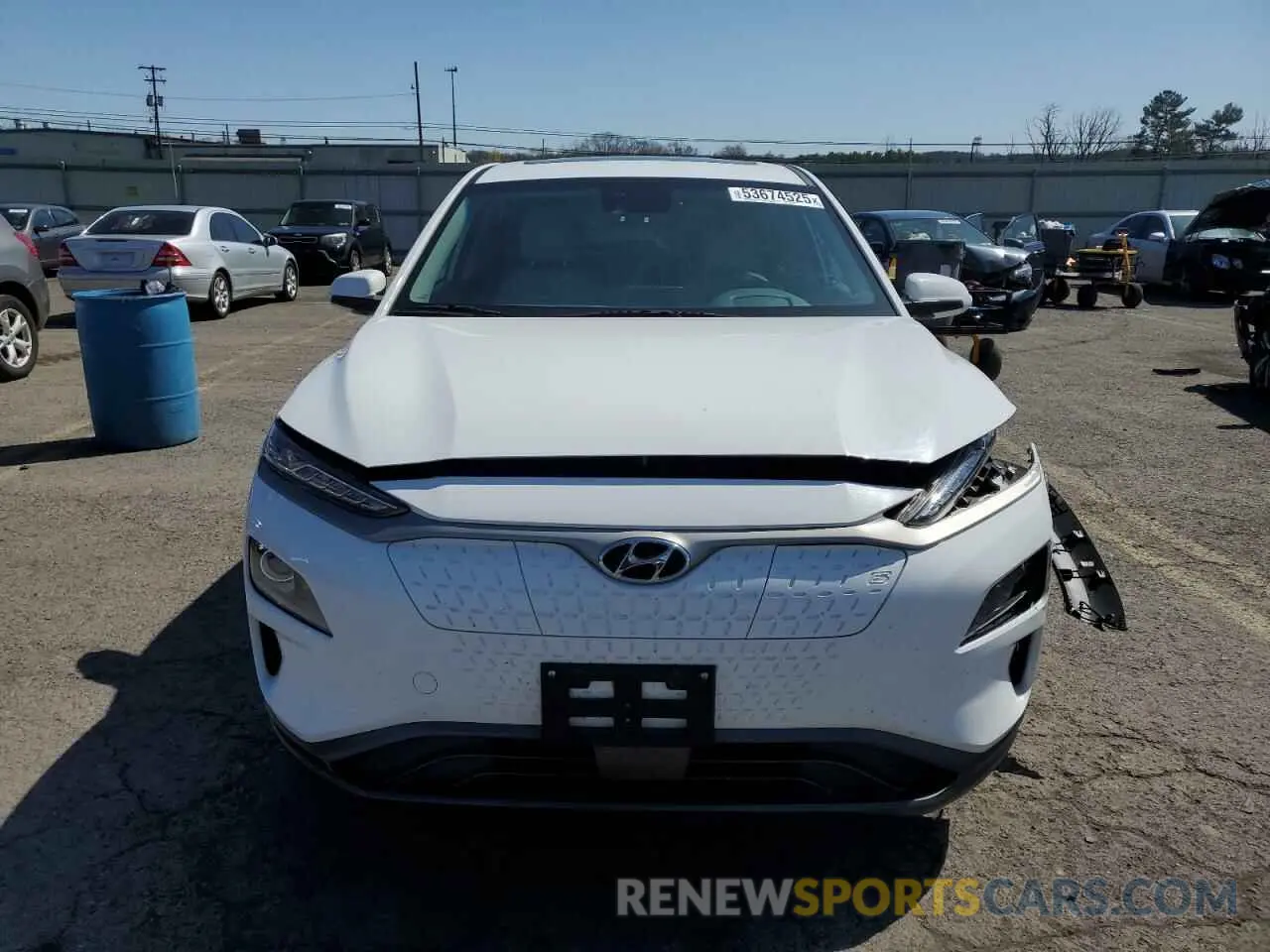 5 Photograph of a damaged car KM8K53AG9MU131543 HYUNDAI KONA 2021