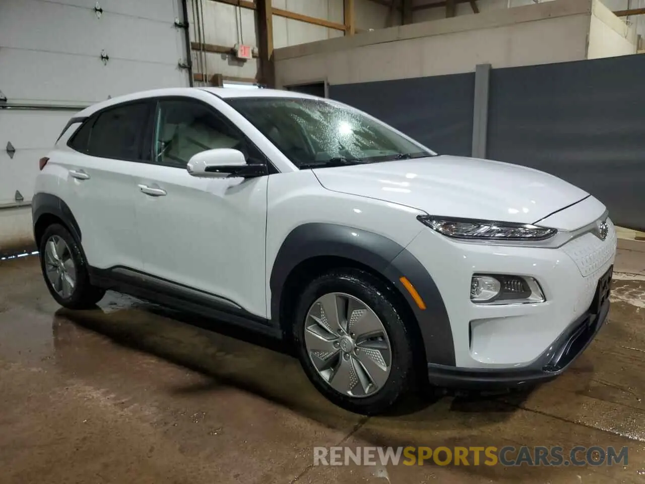 4 Photograph of a damaged car KM8K53AGXMU120759 HYUNDAI KONA 2021
