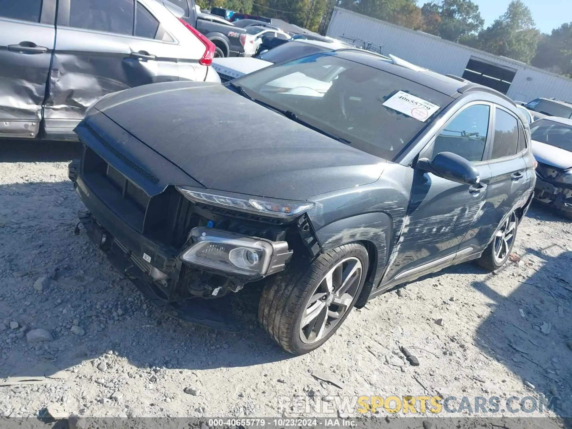 2 Photograph of a damaged car KM8K5CA50MU689814 HYUNDAI KONA 2021