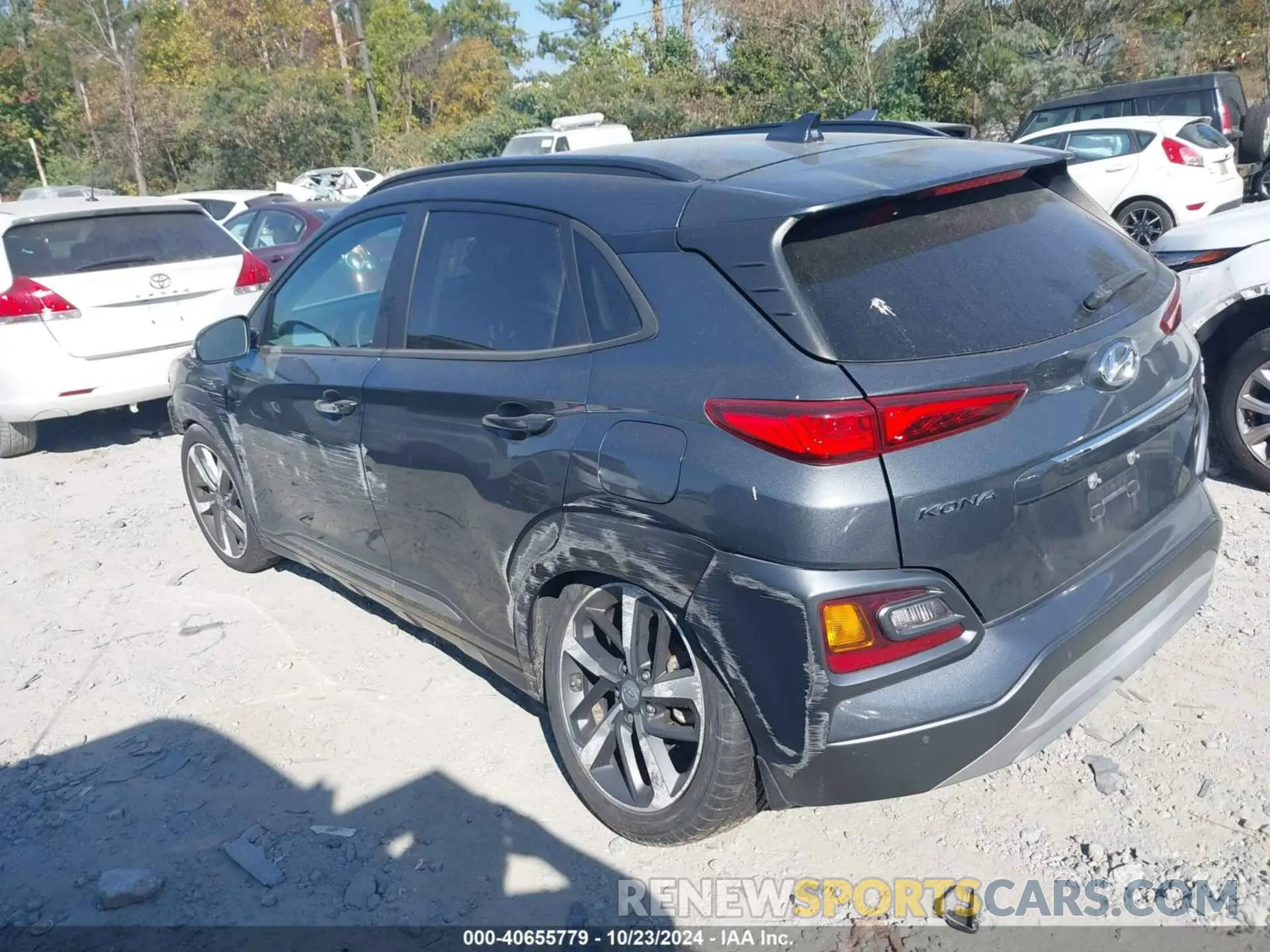 3 Photograph of a damaged car KM8K5CA50MU689814 HYUNDAI KONA 2021